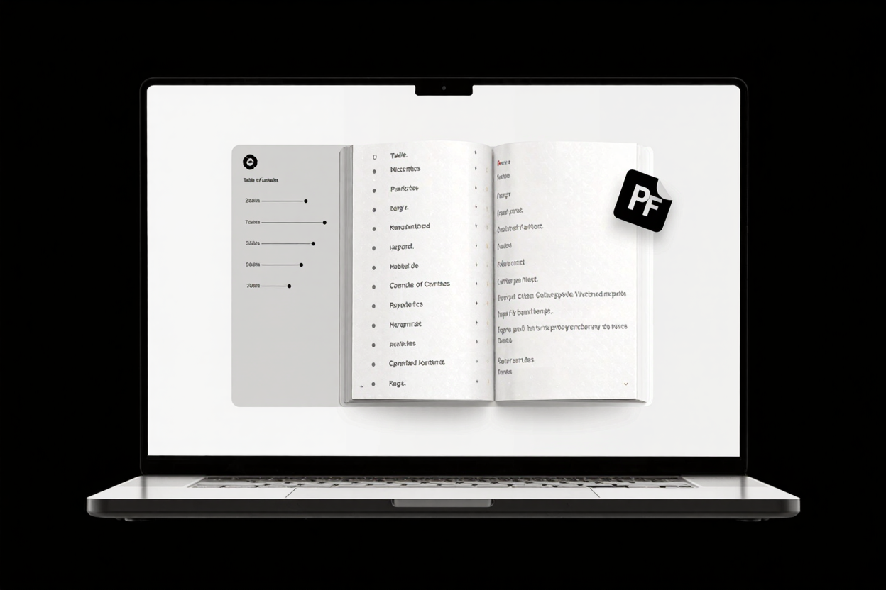 How to Create PDF Documents with Table of Contents